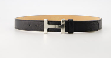 Kastgeluk  classic riem met zilveren buckle